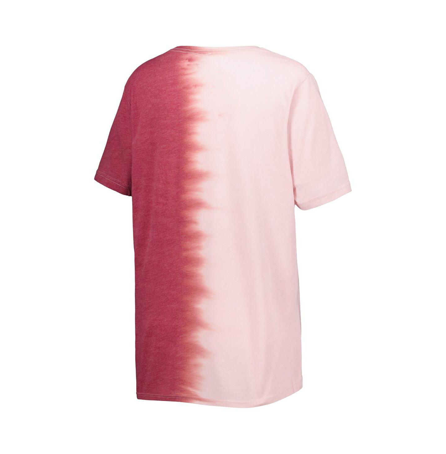 Женская футболка Gameday Couture Crimson Oklahoma Sooners Find Your Groove Split-Dye — фото 3