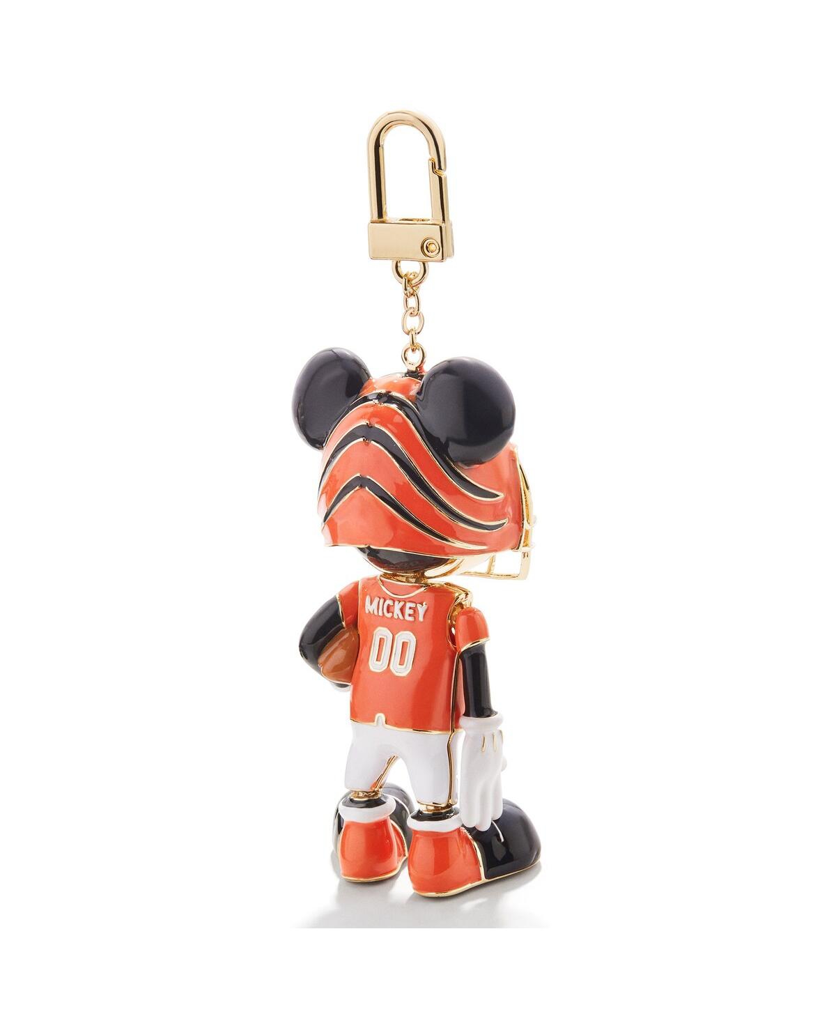 Shop Baublebar Cincinnati Bengals Disney Mickey Mouse Keychain In Orange