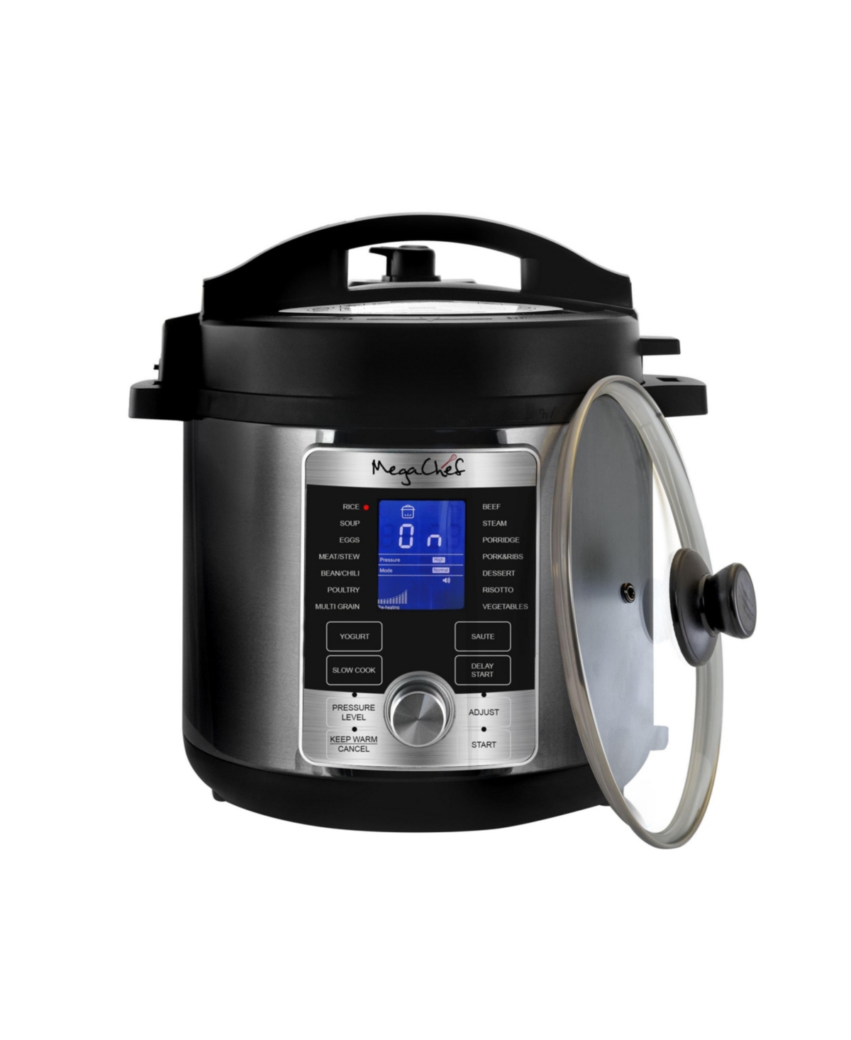 6 Qt. Stainless Steel Digital Pressure Cooker - Silver