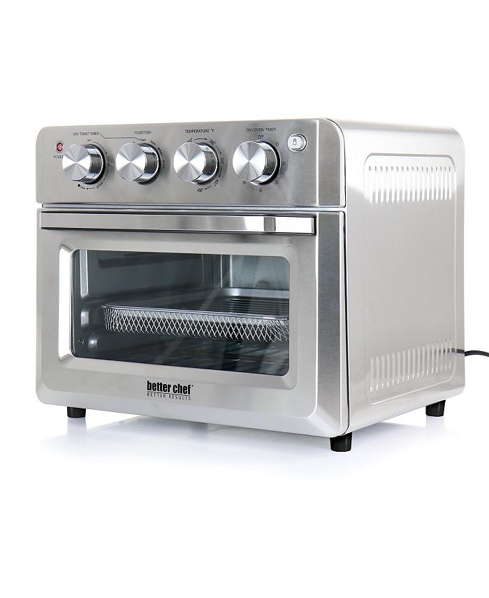 Better Chef DoItAll 20 Liter Convection Air Fryer Toaster Broiler Oven in Silver Macy's
