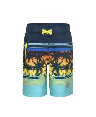 Boys 4-Way Stretch Quick Dry Board Shorts Swim Trunks with Mesh Lining UPF50+