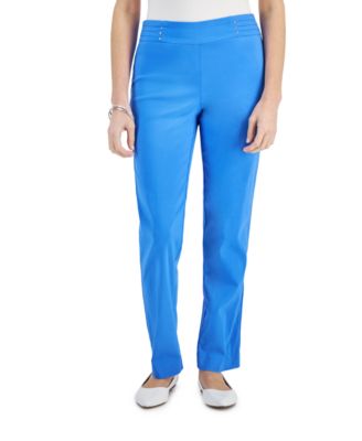 JM Collection - Petite Studded Pull-On Pant