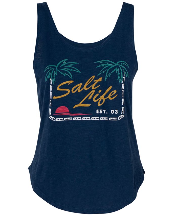 Salt Life Women's Palm Cove Cotton Tank Top - Macy's