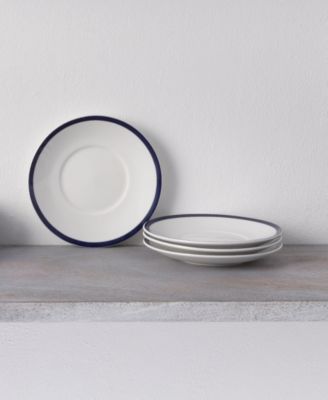 Bluefjord Set of 4 Saucers, 6.50"