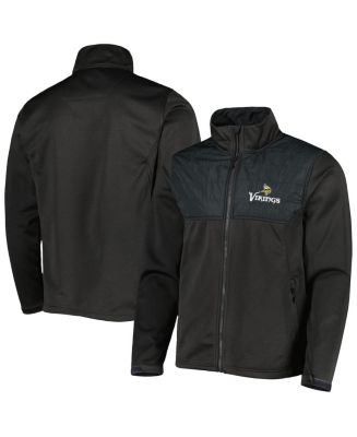 Dunbrooke Men's Black Minnesota Vikings Explorer Tech Full-Zip Jacket ...
