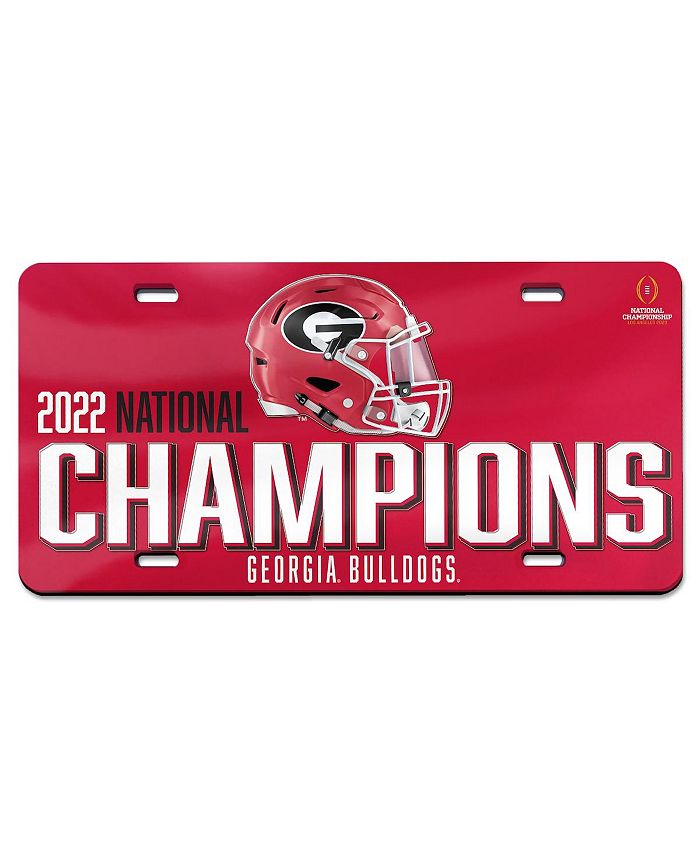 WinCraft Georgia Schlüsselband - Offiziell Lizenziertes Team Keychain Zweifarbig