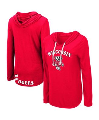 Women's Wisconsin Badgers My Lover Long Sleeve Hoodie T-shirt