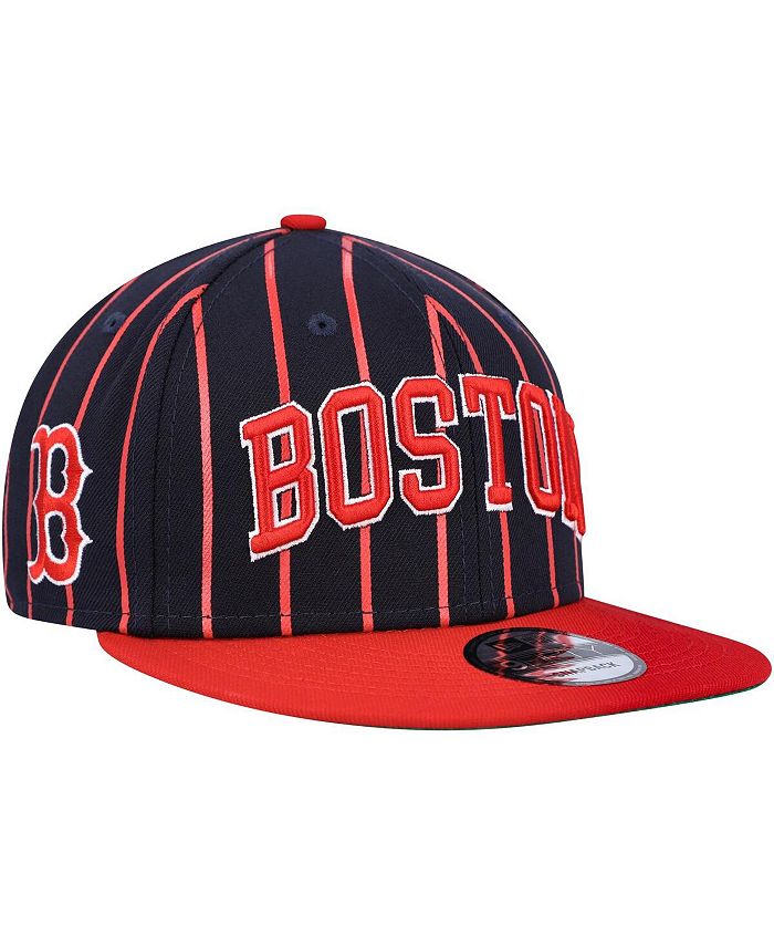 New Era Men's Navy, Red Boston Red Sox City Arch 9Fifty Snapback Hat ...