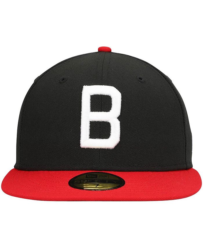 New Era Men's Black Birmingham Barons Alternate Logo 2 Authentic ...