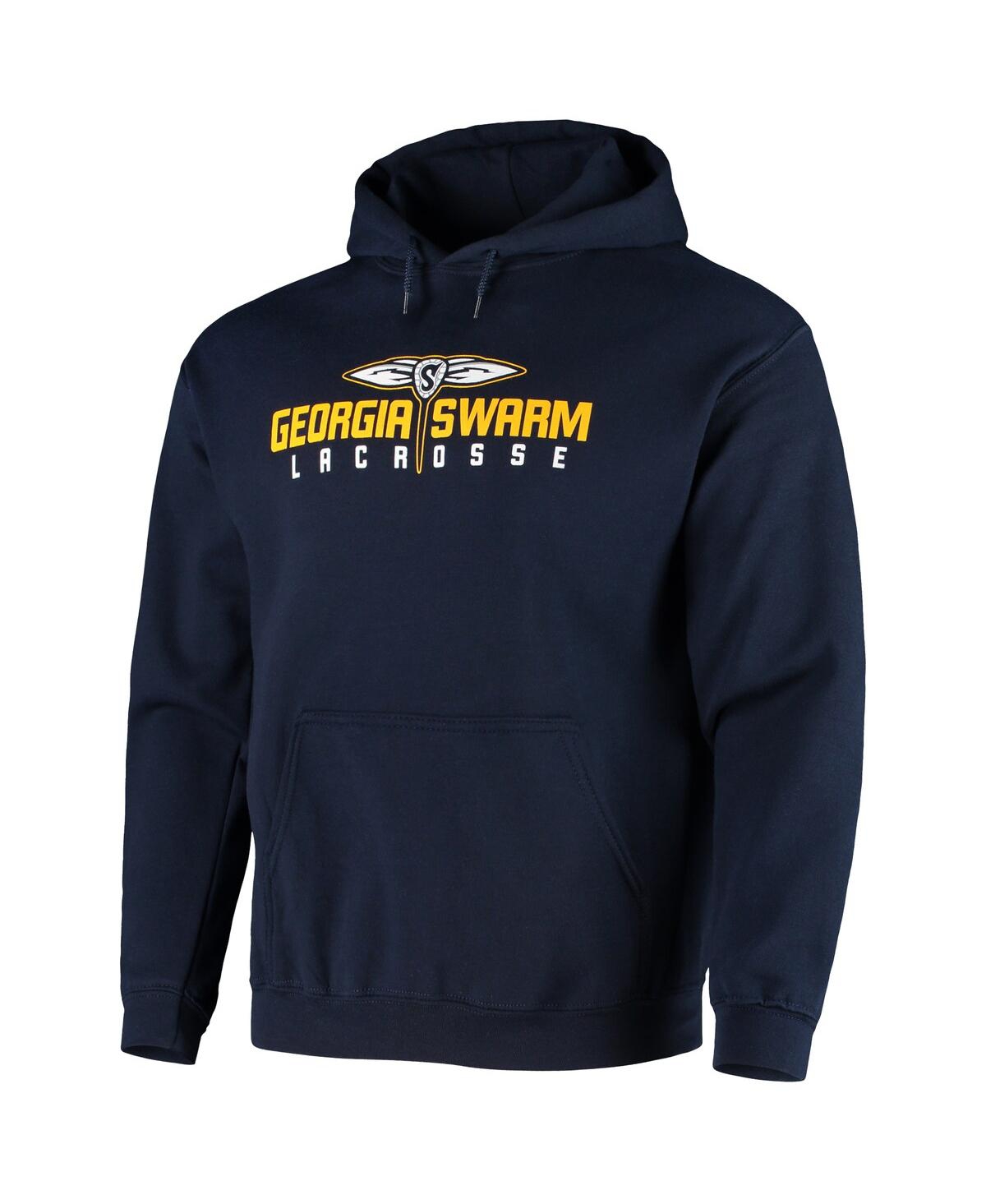 Shop Adpro Sports Men's Navy Georgia Swarm Solid Pullover Hoodie