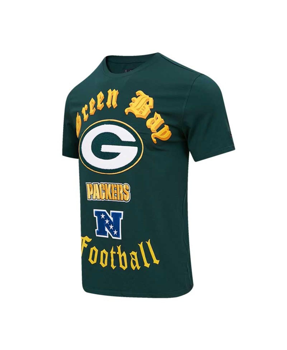 Shop Pro Standard Men's  Green Green Bay Packers Old English T-shirt