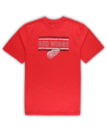 Profile Men's Red Detroit Wings Big & Tall T-Shirt Pajama Pants Sleep Set