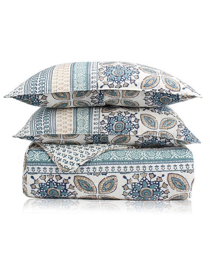 Homthreads Kamaya Quilt Set, King Macy's