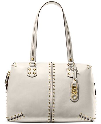 Michael Kors Astor Medium Studded Leather Shoulder Tote Macy s