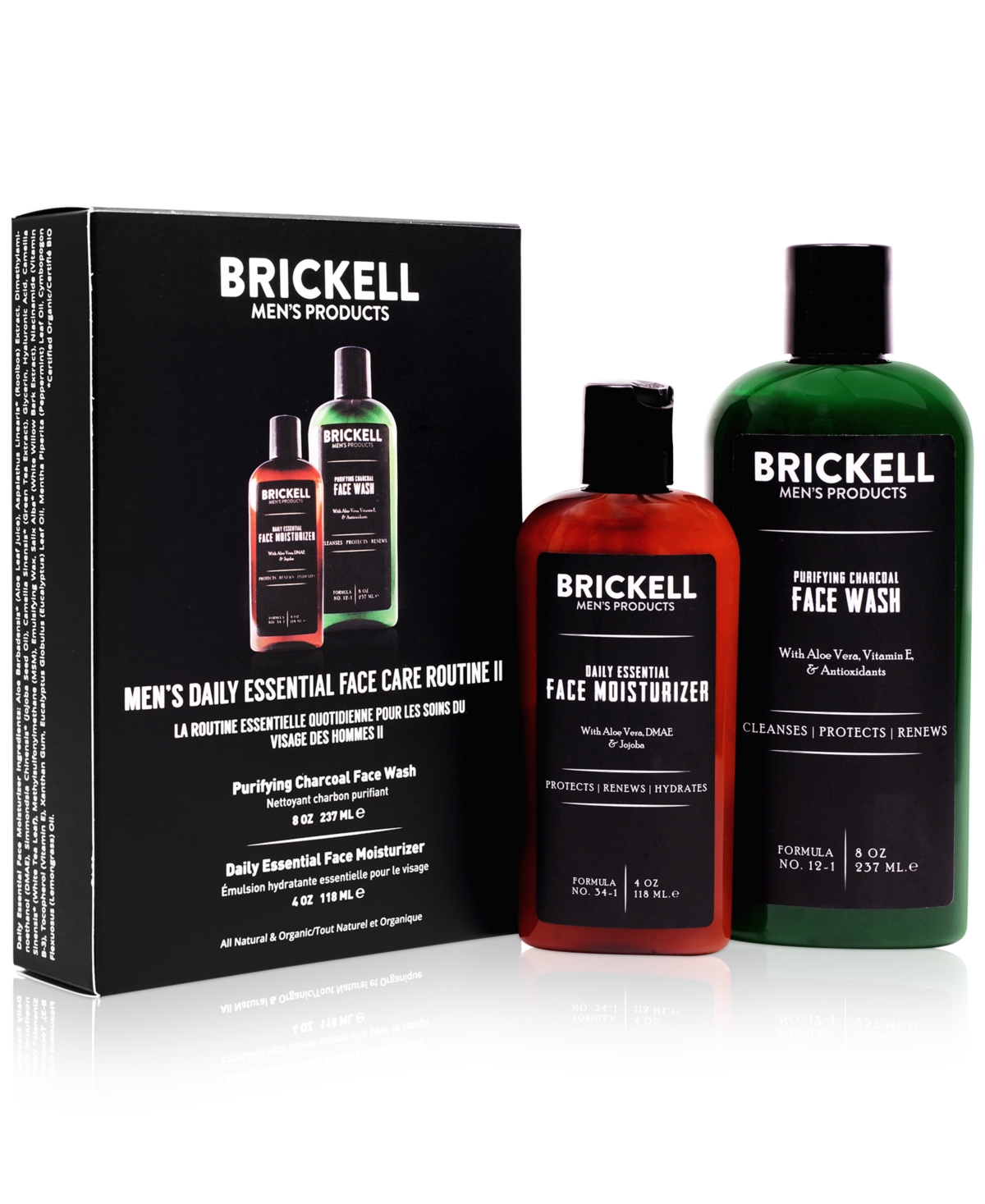 Brickell Men's Products 2-Pc. Men's Daily Essential Face Care Set - Routine Ii
