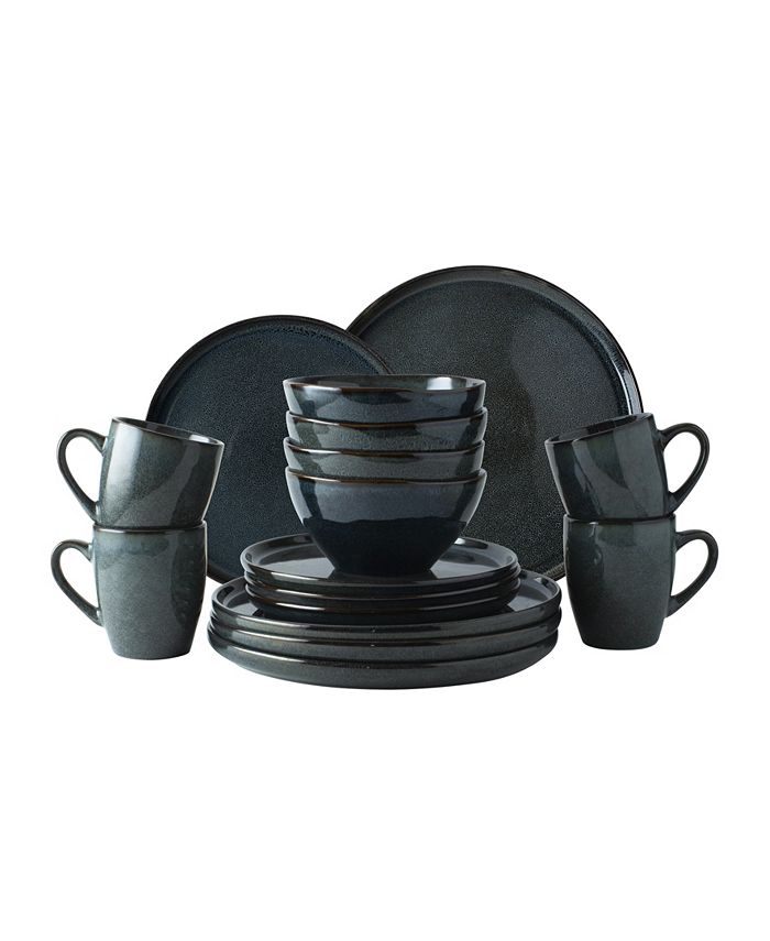 Dutch Rose Amsterdam Serenity 16PC Dinnerware Set, Service for 4 Macy's