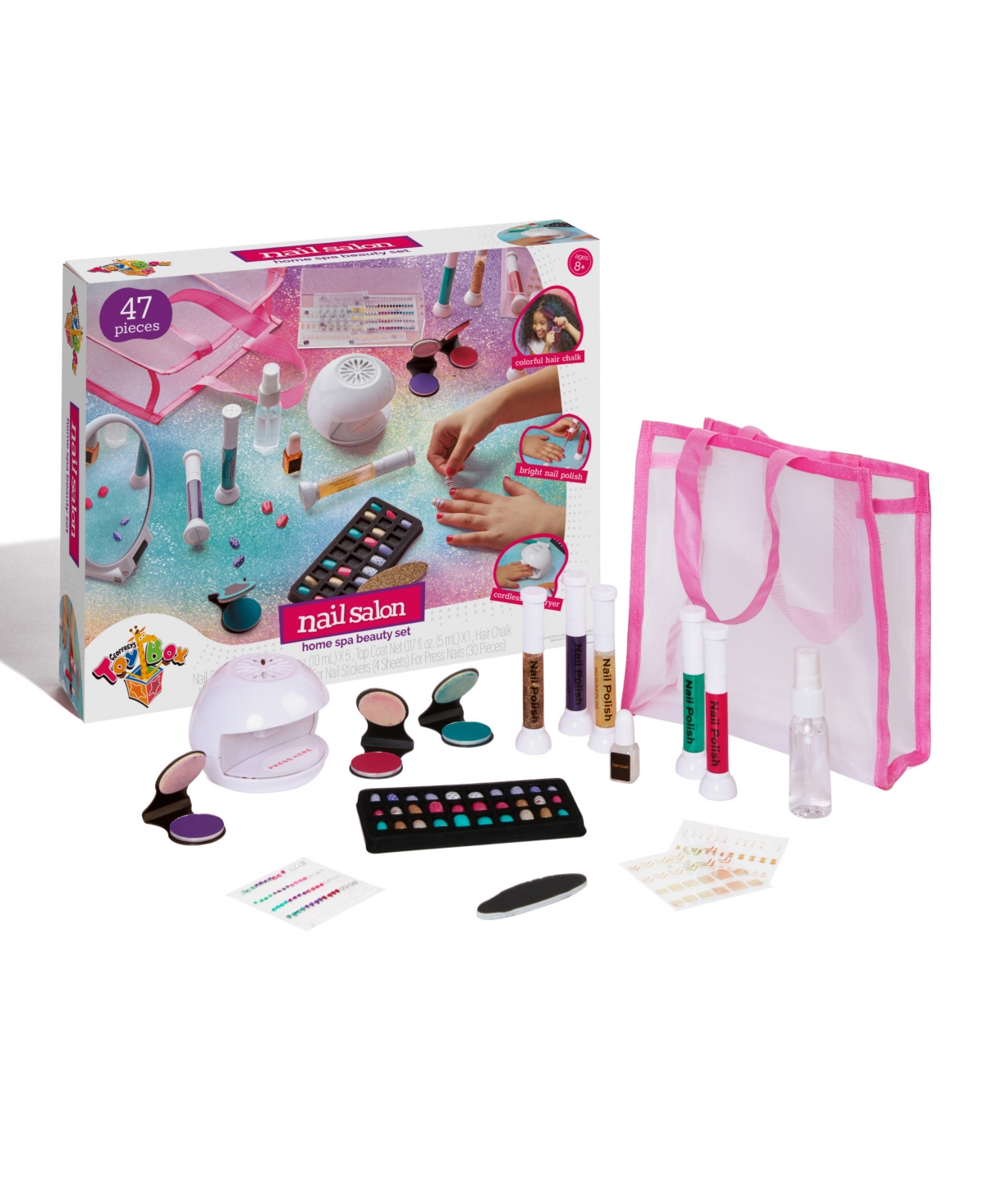 Geoffrey's Toy Box 47 Piece Pampered Play Day Spa Beauty Set, Created For Macy's In White