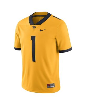 Men's Gold West Virginia Mountaineers Alternate Game Jersey