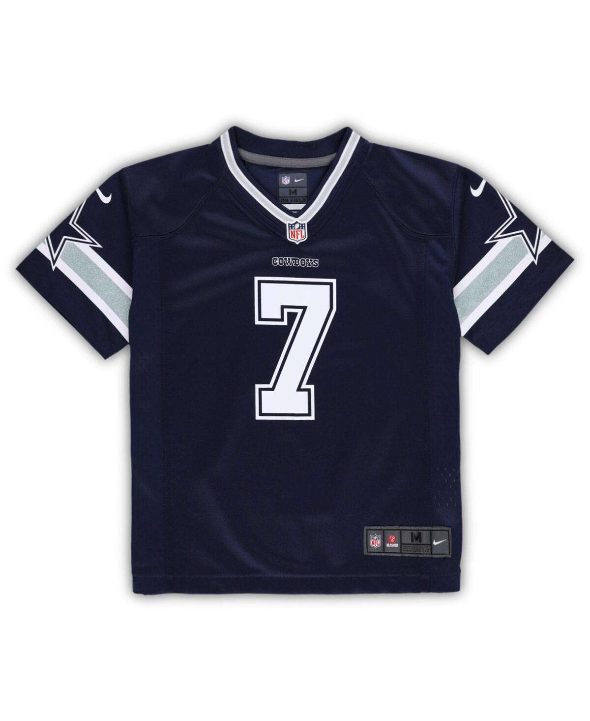 Preschool Boys and Girls Nike Trevon DiggsDallas Cowboys Game Jersey - Navy