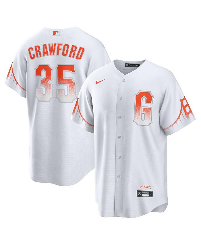 Toddler Nike Brandon Crawford White San Francisco Giants City Connect Replica Player Jersey Size:3T