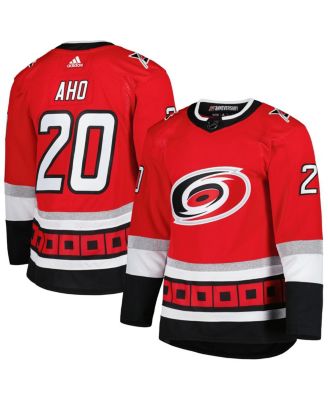 Men's adidas Sebastian Aho Red Carolina Hurricanes 25th