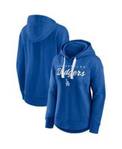 Women's Los Angeles Dodgers Royal Plus Size Colorblock Pullover Hoodie