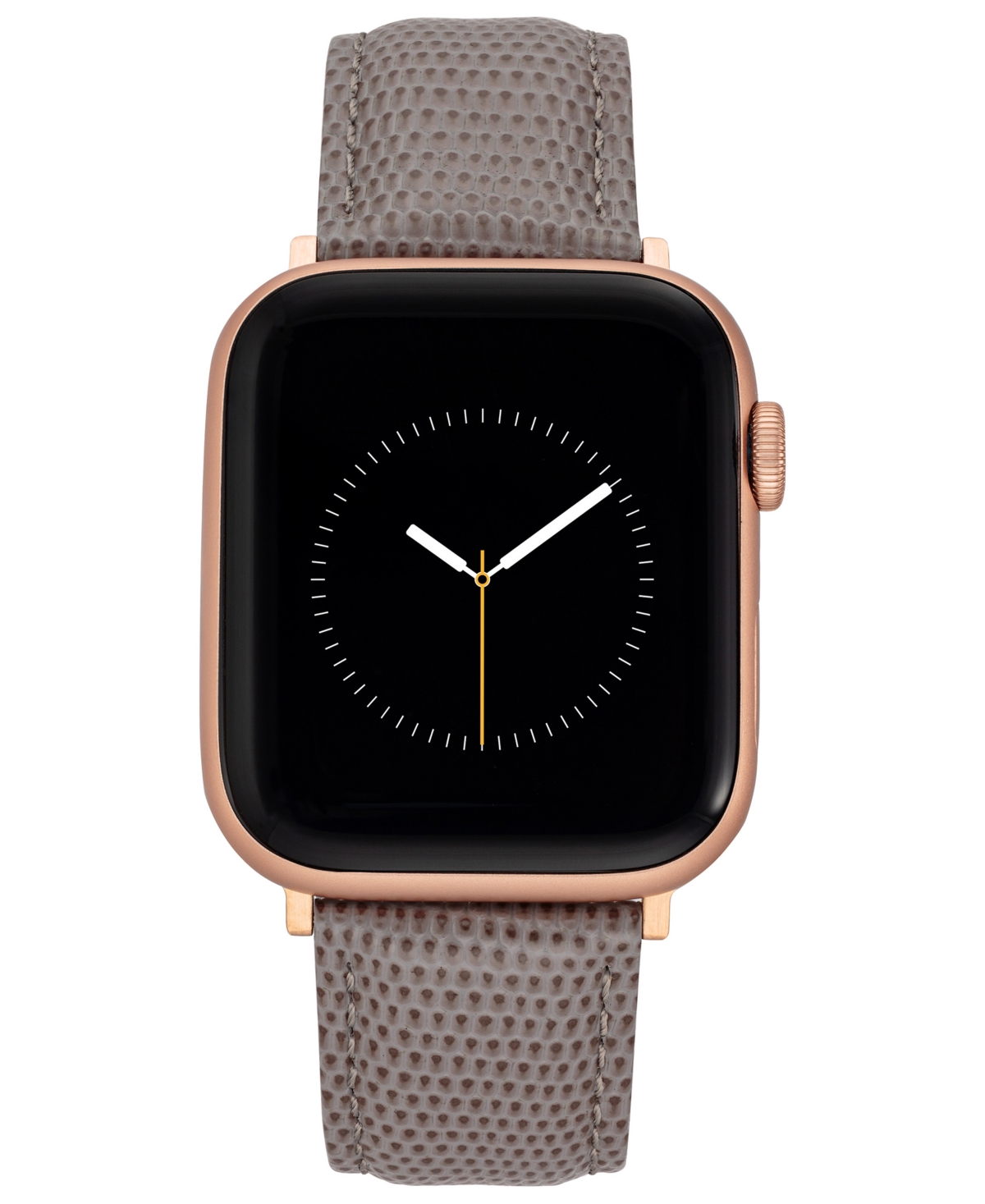 WITHIT TAUPE LIZARD GRAIN TEXTURED GENUINE LEATHER BAND COMPATIBLE WITH 38/40/41MM APPLE WATCH