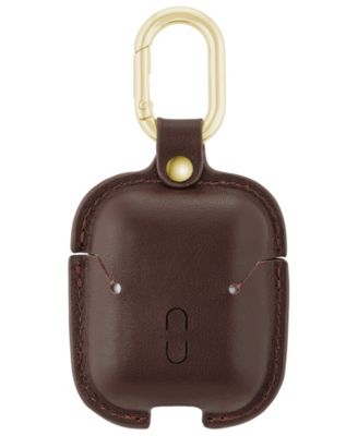 Brown Leather Cover designed for Apple AirPods&reg; 