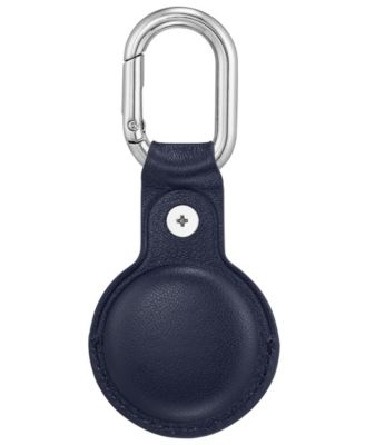 Navy Leather Cover designed for Apple AirTag&reg; 