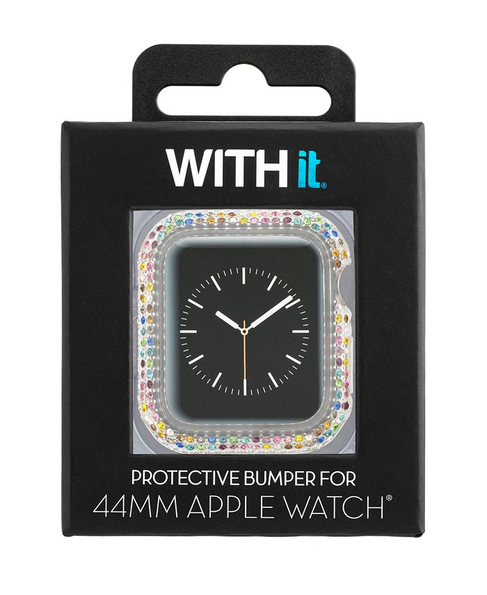 WITHit Clear Bumper with Iridescent Crystals for 40mm Apple Watch - Macy's