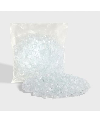 Fire Pit Fire Glass Tempered Glass Rocks for Fireplace Accessories