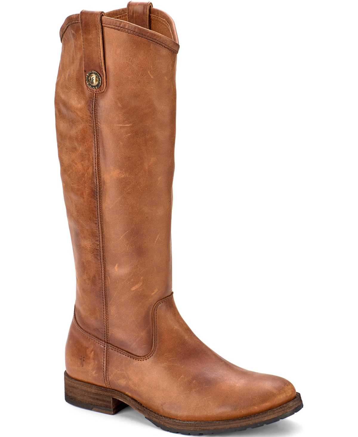 Shop Frye Women's Melissa Tall Boots In Cognac Leather