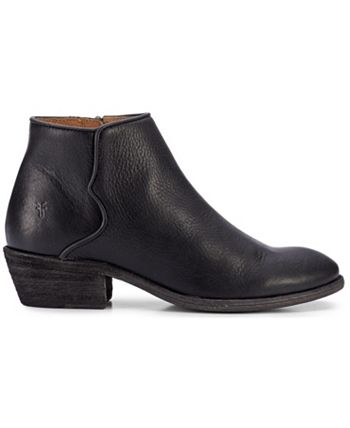 Frye carson sales piping bootie cognac