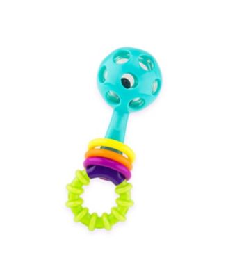 Sassy My First Rattles Newborn Gift Set, 3 Soft and Flexible Rattles