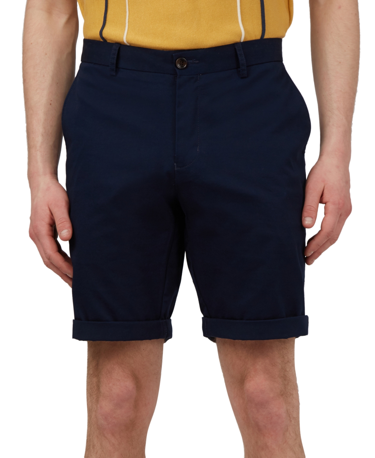 Shop Ben Sherman Men's Signature Chino Shorts In Dark Navy