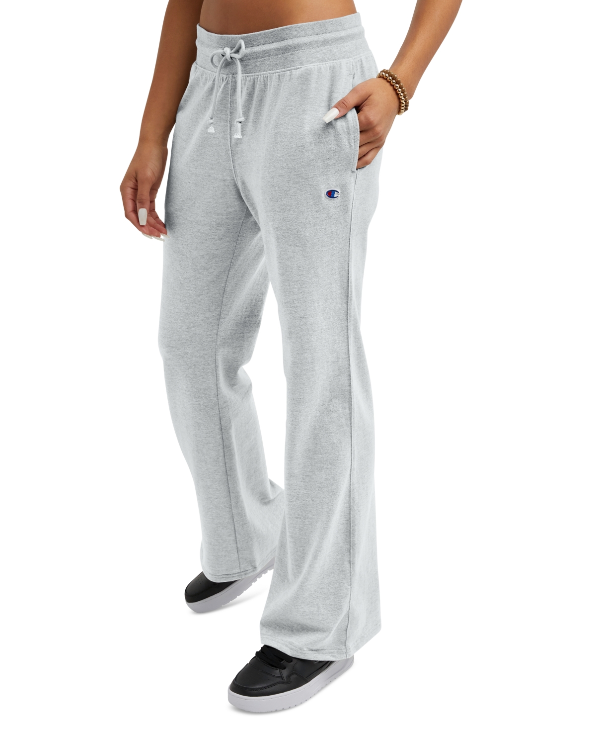 Champion Women's Wide-Leg Drawstring T-Shirt Pants