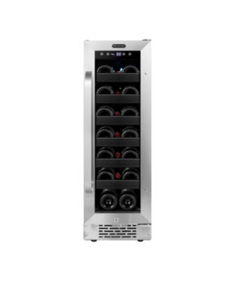12 inch BuiltIn 20 Bottle Undercounter Stainless Steel Wine Refrigerator