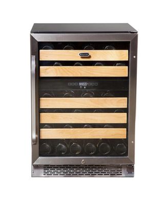 46 bottle Dual Temperature Zone Built-In Wine Refrigerator