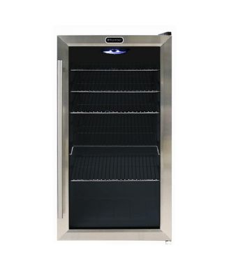 Beverage Refrigerator - Stainless Steel with internal fan