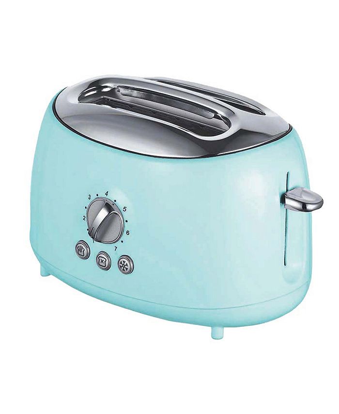 Brentwood Appliances Brentwood Cool Touch 2Slice Extra Wide Slot Retro