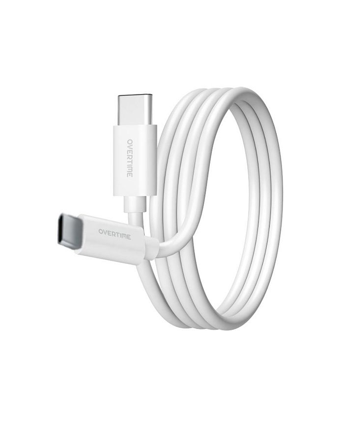 Overtime USB-C iPhone Charger Cable 6 Foot, Apple MFi Certified USB Type C  to Lightning Cable 6ft USBC for iPhone
