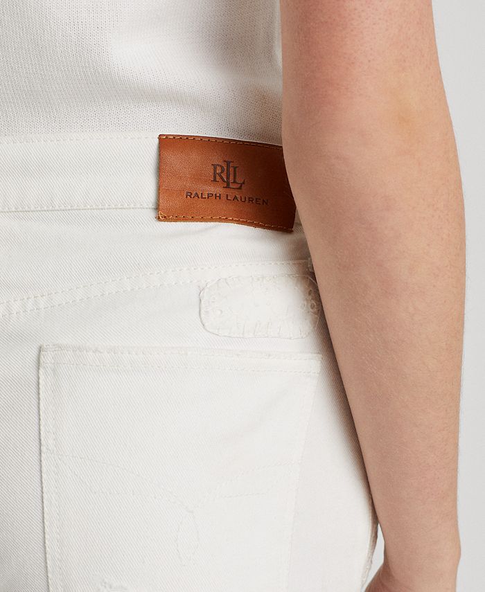 Lauren Ralph Lauren Women's EyeletPatchwork Relaxed Tapered Jeans