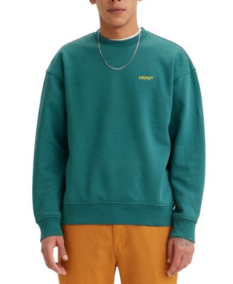 Levi's - Men's Relaxed-Fit Embroidered Logo Fleece Sweatshirt