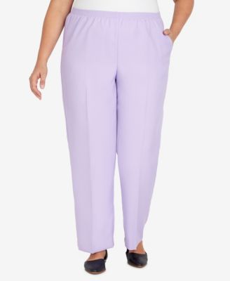 alfred dunner pull on pants short