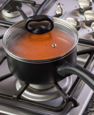 Aluminum 2 Quart Evolve Non-Stick Saucepan with Glass Lid