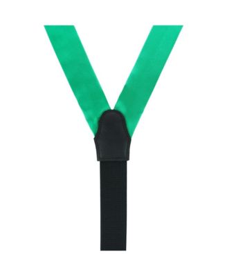 Men's Sutton Solid Color Silk Formal Suspenders | Y-Back, Adjustable Braces