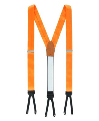 Men's Sutton Solid Color Silk Formal Suspenders | Y-Back, Adjustable Braces
