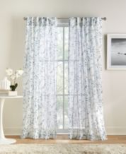 dkny botanical floral curtains