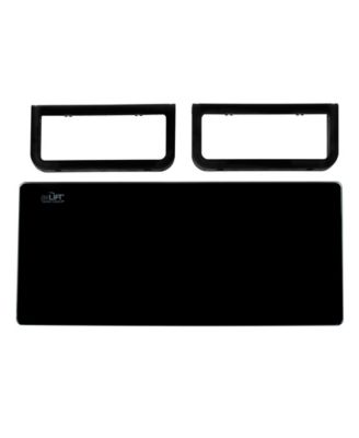 Seville Classics 21" airLIFT Tempered Glass Elevated Desk Stand Ergonomic Monitor Riser