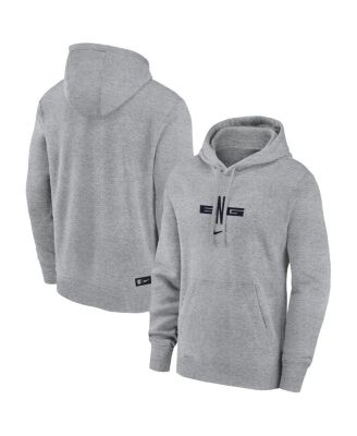 Men's Gray England National Team Club Logo Pullover Hoodie